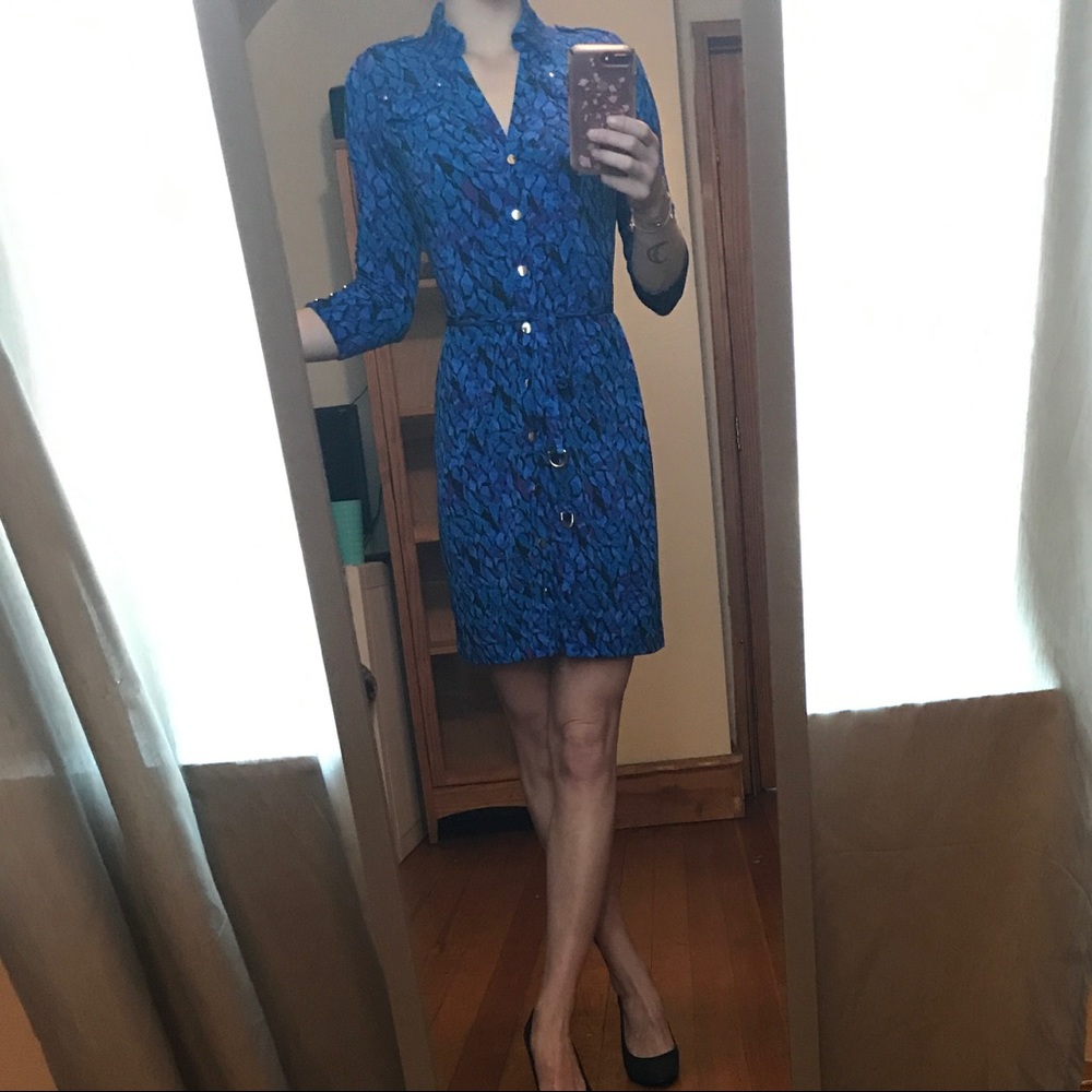 XS Cachè printed dress